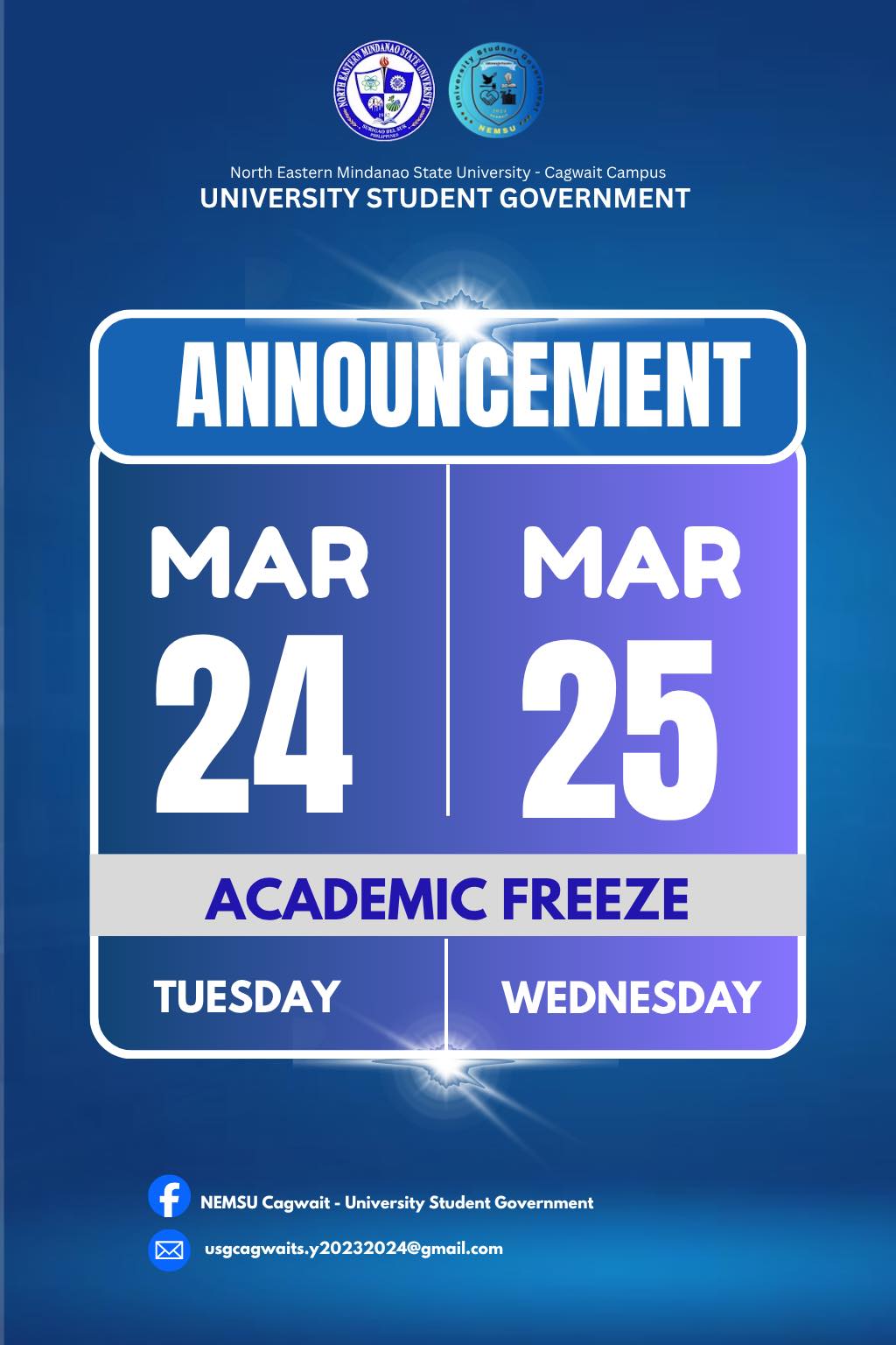 📢 𝐂𝐀𝐌𝐏𝐔𝐒 𝐀𝐃𝐕𝐈𝐒𝐎𝐑𝐘: 𝟐-𝐃𝐀𝐘 𝐀𝐂𝐀𝐃𝐄𝐌𝐈𝐂 𝐅𝐑𝐄𝐄𝐙𝐄!